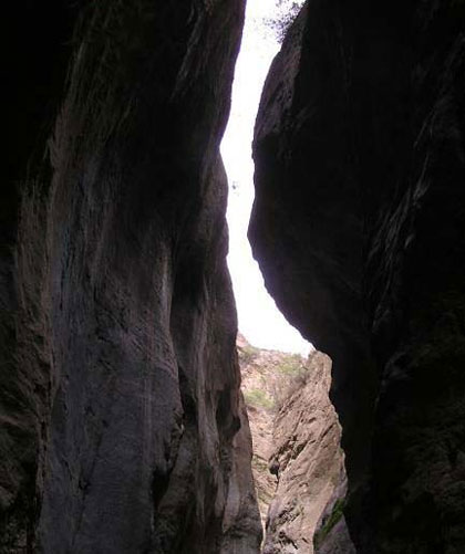 張家界雙峽一線天